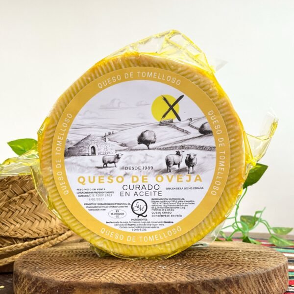Queso de oveja curado en aceite de oliva virgen extra