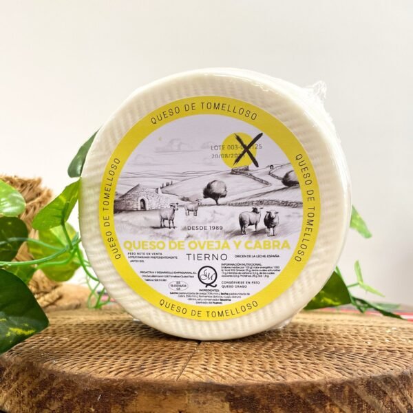 Queso de oveja y cabra tierno