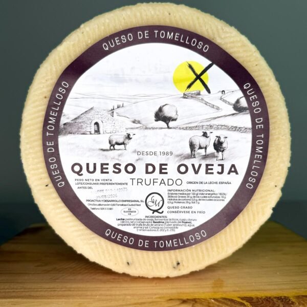 Queso de Oveja Semicurado con Trufa