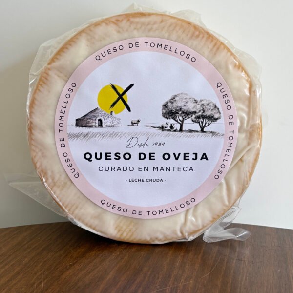 queso de tomelloso curado en maneca